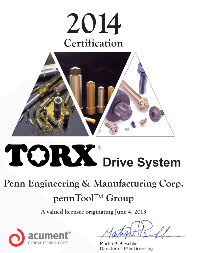 A certificate